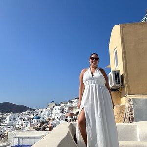 Abercrombie Halter Linen Dress